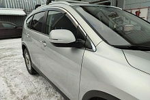 Дефлекторы окон с хром накладками 2D 6 шт для Honda CR-V IV