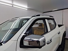 Дефлекторы окон с хром накладками 2D 4 шт для Changan HUNTER PLUS
