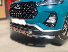 Защита переднего бампера G d60/60 мм для Chery Tiggo 7 Pro I