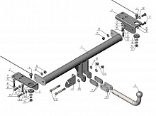 Фаркоп Leader с типом шара A для Jetour Dashing