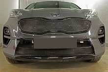 Защитная сетка радиатора верх для Kia Sportage IV Рестайлинг