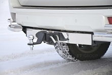 Фаркоп Pt group с типом шара E с нерж.накладкой для Toyota Land Cruiser Prado 150 Series Рестайлинг 1