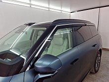 Дефлекторы окон 2D с хром накладками 6 шт. для Lynk&Co 900 I