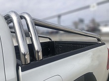 Защитная дуга двойная d76/76 мм для Toyota Hilux VIII