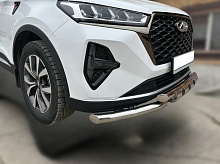 Защита переднего бампера G d60/60 мм для Chery Tiggo 7 Pro Max