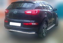 Защита заднего бампера d60 мм для Kia Sportage III