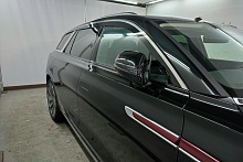 Дефлекторы окон с хром накладками 2D 6 шт для Hongqi E-HS9