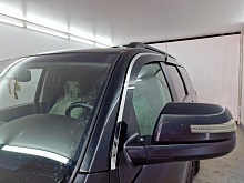 Дефлекторы окон 2D с хром накладками 6 шт. для Toyota Sequoia II