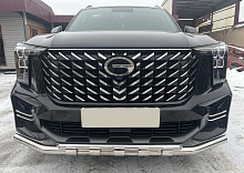 Защита переднего бампера двойная с перемычками d60/42 мм для GAC GS8 II