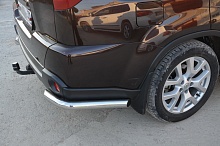 Защита заднего бампера угловая d60 мм для Nissan X-Trail II