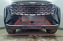 Зимняя заглушка радиатора к съемной сетке низ 2 части для Geely Atlas II