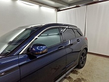 Дефлекторы окон с хром накладками 2D 6 шт для Infiniti QX50 II