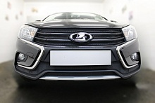 Комплект сеток black боковые и низ 2 части для LADA (ВАЗ) Vesta I Рестайлинг