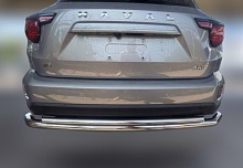 Защита заднего бампера двойная d60/42 мм для Haval H7 I