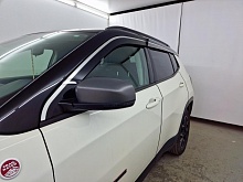 Дефлекторы окон с хром накладками 2D 6 шт для Jeep Compass II