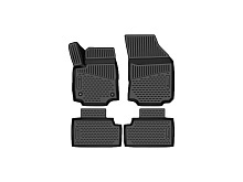 Коврики 3D в салон полиуретан 4шт для Volkswagen Polo VI