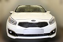Комплект сеток black верх (Luxe, Prestige, Premium) и низ для Kia Ceed II Рестайлинг