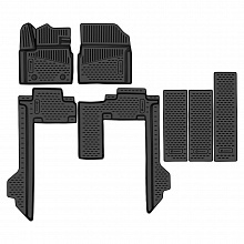 Коврики 3D в салон полиуретан 7 шт. для Wey 80 I