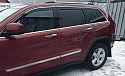 Дефлекторы окон с хром накладками 2D 6 шт для Jeep Grand Cherokee IV (WK2)