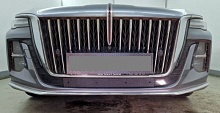 Зимняя заглушка радиатора на стяжке низ для Hongqi H5 II