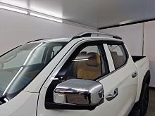 Дефлекторы окон с хром накладками 2D 4 шт для Changan HUNTER PLUS