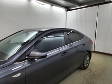 Дефлекторы окон 2D 6 шт для Hyundai Solaris II