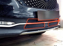 Зимняя заглушка радиатора к съемной сетке низ 3 части для Dongfeng Fengon ix7 I