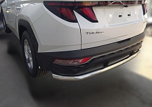 Защита заднего бампера d60 мм для Hyundai Tucson IV