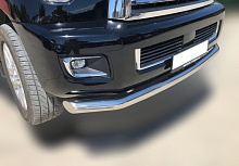 Защита переднего бампера d76 мм для Toyota Sequoia III