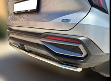 Защита заднего бампера d42 мм для Geely Atlas II