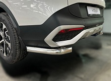Защита заднего бампера угловая d60 мм для Kia Sportage V