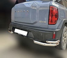 Защита заднего бампера угловая двойная d60/42 мм для Haval H3 I