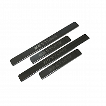 Накладки на пороги из нержавеющей стали 4шт. для FAW Bestune T77