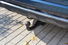 Фаркоп Pt group с типом шара вертикальный быстросъем для Geely Monjaro