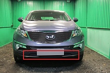 Защитная сетка радиатора низ для Kia Sportage III Рестайлинг