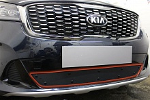 Зимняя заглушка радиатора к съемной сетке для Kia Sorento III Prime Рестайлинг