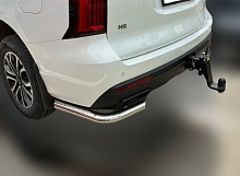 Защита заднего бампера угловая d60 мм для Haval H5 II