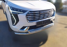 Защита переднего бампера двойная d60/42 мм для Haval Jolion I