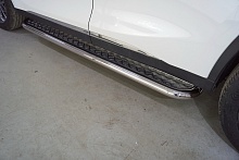 Пороги с площадкой 60,3 мм для EXEED TXL I Рестайлинг 1