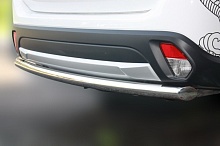 Защита заднего бампера d60 мм для Mitsubishi Outlander III Рестайлинг 3