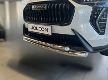 Защита переднего бампера двойная d60/42 мм для Haval Jolion I Рестайлинг