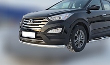 Защита переднего бампера d60 мм для Hyundai Santa Fe III