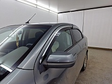 Дефлекторы окон 2D с хром накладками 4 шт. для Chevrolet Cobalt II