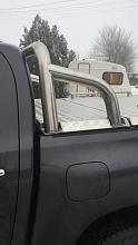 Защитные дуги на алюминиевую крышку d76 мм для Toyota Hilux VIII