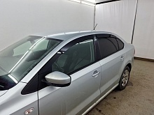 Дефлекторы окон 2D с хром накладками 6 шт. для Volkswagen Polo V Рестайлинг
