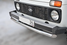 Защита переднего бампера d60 мм для LADA (ВАЗ) 2121 (4x4) I Рестайлинг (2020)