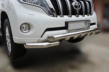 Защита переднего бампера G d76 мм для Toyota Land Cruiser Prado 150 Series