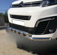 Защита переднего бампера G d60/60 мм для Citroen SpaceTourer I Рестайлинг