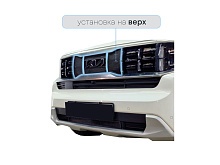 Защитная сетка радиатора верх 4 части для Kia Mohave I Рестайлинг 2