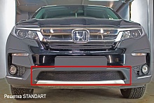 Защитная сетка радиатора низ для Honda Pilot III Рестайлинг